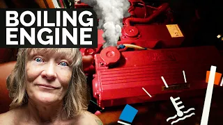 Fixing an overheated engine, what do you check first? - Sailing Ep 177