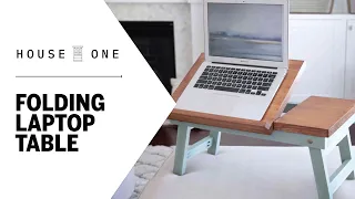 How to Make a Folding Laptop Table | House One | This Old House