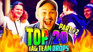 Beatboxer Reacts to Top 20 Tag Team Beatbox Drops IN GBB HISTORY! #2