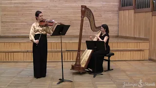 Henriette Renié, Andante Religioso for harp and viola / 1895