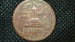 Moneda De 20 Centavos Teotihuacan Año 1944/Cuanto Vale