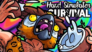 Hand Simulator Survival Funny Moments - Hardcore Island Survival!
