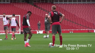 Arsenal Full Training session pre Arsenal vs Chelsea Community Shield 2017