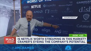 Jim Cramer gives his take on Netflix stock