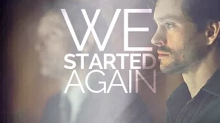 "We started again", Hannibal and Will.