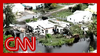 Drone video shows catastrophic damage in Florida