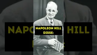 Napoleon Hill sempre à frente do tempo! Qual frase mais te impactou do Hill? 👇 #shorts #napoleonhill