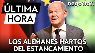 ÚLTIMA HORA: "Los ciudadanos alemanes están hartos de este estancamiento, y yo también". Olaf Scholz