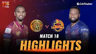 Match 18 - Deccan Gladiators vs Northern Warriors Highlights | Season 4, Abu Dhabi T10 League 2021