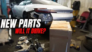 REBUILDING A WRECKED CRASH DAMAGED ASTON MARTIN DB11 - PART 3