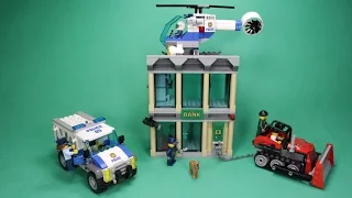 LEGO CITY - BANK ROBBERY WITH BULLDOZER, 60140 / ЛЕГО СИТИ - ОГРАБЛЕНИЕ НА БУЛЬДОЗЕРЕ.