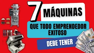 7 MÁQUINAS que TODO EMPRENDEDOR EXITOSO DEBE TENER🚀💼