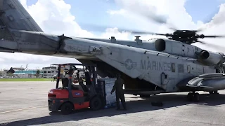 Marines Deliver Water and Food to Puerto Rico