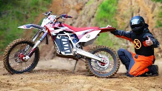 Newest stunning electric enduro bike DWX 250! Battle with gas enduro!