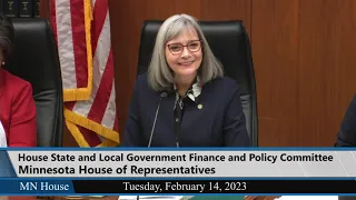 House State and Local Government Finance and Policy Committee 2/14/23