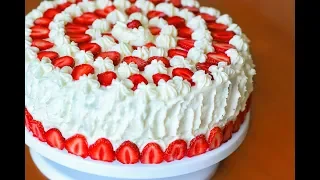 КЛУБНИЧНЫЙ ТОРТ. Безумно вкусно и просто. Обязательно приготовьте! Strawberry Cake