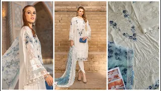 Maria.B Eid Collection Luxury Lawn SS'23 - 15A - Best Seller Restock