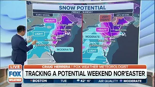 Potential Weekend Nor'easter May Have Impacts On Mid-Atlantic, Northeast