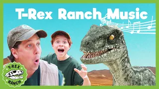 T-Rex Ranch Songs For Kids! T-Rex Songs! Giant T-Rex! Music For Kids! Dinosaur Songs!