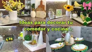 DECORACIÓN para VERANO🌻☀️colores en TENDENCIA/COCINA Y COMEDOR/LOMANTISE🎀