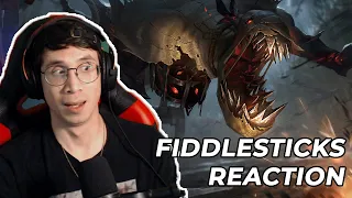 Arcane fan reacts to Fiddlesticks (Voicelines, Skins, & Story) | League of Legends