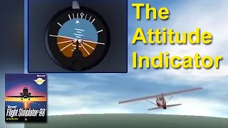 Flight Simulator 98 || Training || Attitude Indicator (Artificial Horizon)