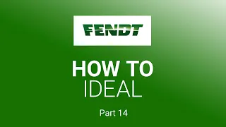 Fendt IDEAL | How-To 2021 | Part 15 | Ground drive | Fendt