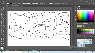 Adobe Illustrator Boya Fırçalarıyla Değiştirmeler ve Kontur Ayarları