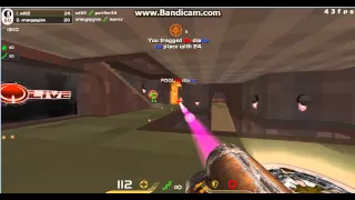 odt12 Quake Live instagib FFA 50 frags 3 minutes