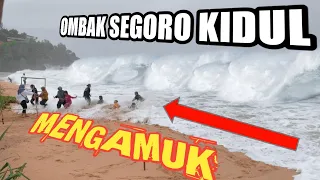 (Breaking News) OMBAK PANTAI SELATAN GUNUNGKIDUL MENGAMUK.