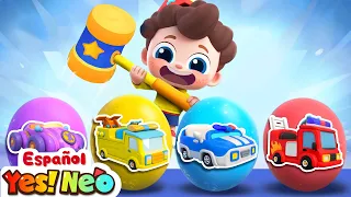 Golpea los Coloridos Huevos Sorpresa | Yes! Neo | Canciones Infantiles | BabyBus en Español