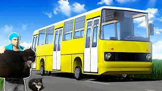 I Built a STRANGE BUS for my CATS! - The Long Drive Gameplay