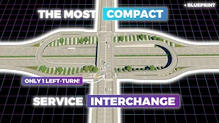 How to Build The Most COMPACT and EFFICIENT Service Interchange in Cities: Skylines 2