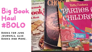 Books For Junk Journals, Glue Books and More…#BOLO