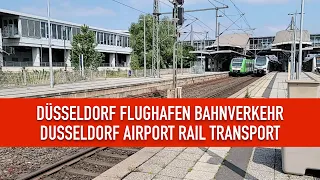 Düsseldorf Flughafen Bahnverkehr / Dusseldorf airport rail transport / デュッセルドルフ空港鉄道輸送