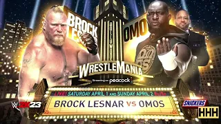 WWE WrestleMania 39 ⭐ Match Card Brock Lesnar Vs Omos