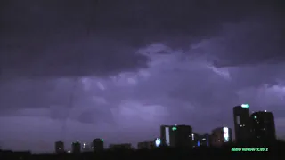 Moscow huge thunderstorm May 6, 2012
