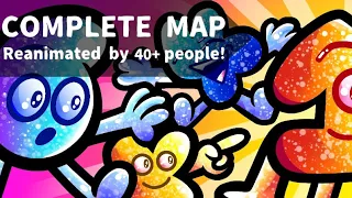 [COMPLETE MAP] BFDI | Thanks for 1,000,000 subscribers! | RE-ANIMATED BY 40+ PEOPLE