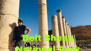 Exploring Beit Shean Israel #buhayofwisrael #Beitsheanatiinalpark