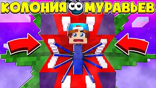 КОЛОНИЯ МУРАВЬЁВ В МАЙНКРАФТ #6 |  НОВЫЙ МУРАВЕЙ В КОМАНДЕ