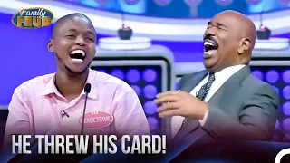 Reabetswe's Response Made Steve Harvey Burst Into Laughter!