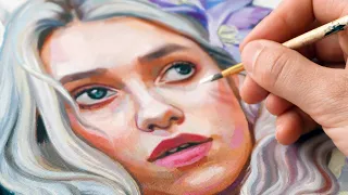 How to paint the PERFECT painting (and fail!) // Oil Painting Process 🎨