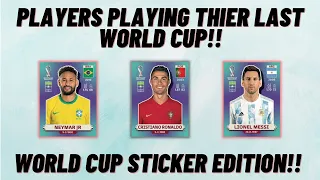 Panini World Cup sticker albums - Players playing their last World Cup!
