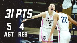 Paige Bueckers 3rd Straight 30 Point Game In Win Over #1 South Carolina | Full Highlights 2.8.21