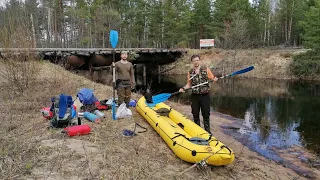 ВСТРЕЧА С МЕДВЕДЯМИ В ЛЕСУ. СПЛАВ ПО РЕКЕ ДОРОГУЧА. 3 ДНЯ В ДИКИХ МЕСТАХ.