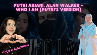 She is AMAZING | Alan Walker, Putri Ariani - Who I Am (Putri´s version) REACTION!