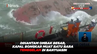 Dihantam Ombak Besar, Kapal Bongkar Muat Batu Bara Tenggelam di Banyuasin #iNewsSiang 29/12