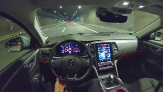 2021 RENAULT TALISMAN GRANDTOUR BLUE dCi 160 PS NIGHT POV AUTOBAHN DRIVE A3 ASCHAFFENBURG (60 FPS)