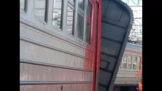 Столкновение поездов на Курском вокзале
