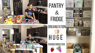 CLEAN & ORGANIZE WITH ME!! // PANTRY & FRIDGE // CLEANING MOTIVATION // Jessica Tull cleaning